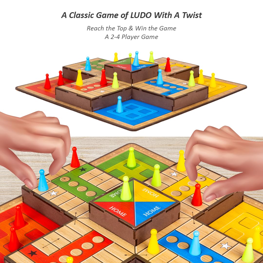 Toysbox Junior 3D Ludo Board Game - Image 4