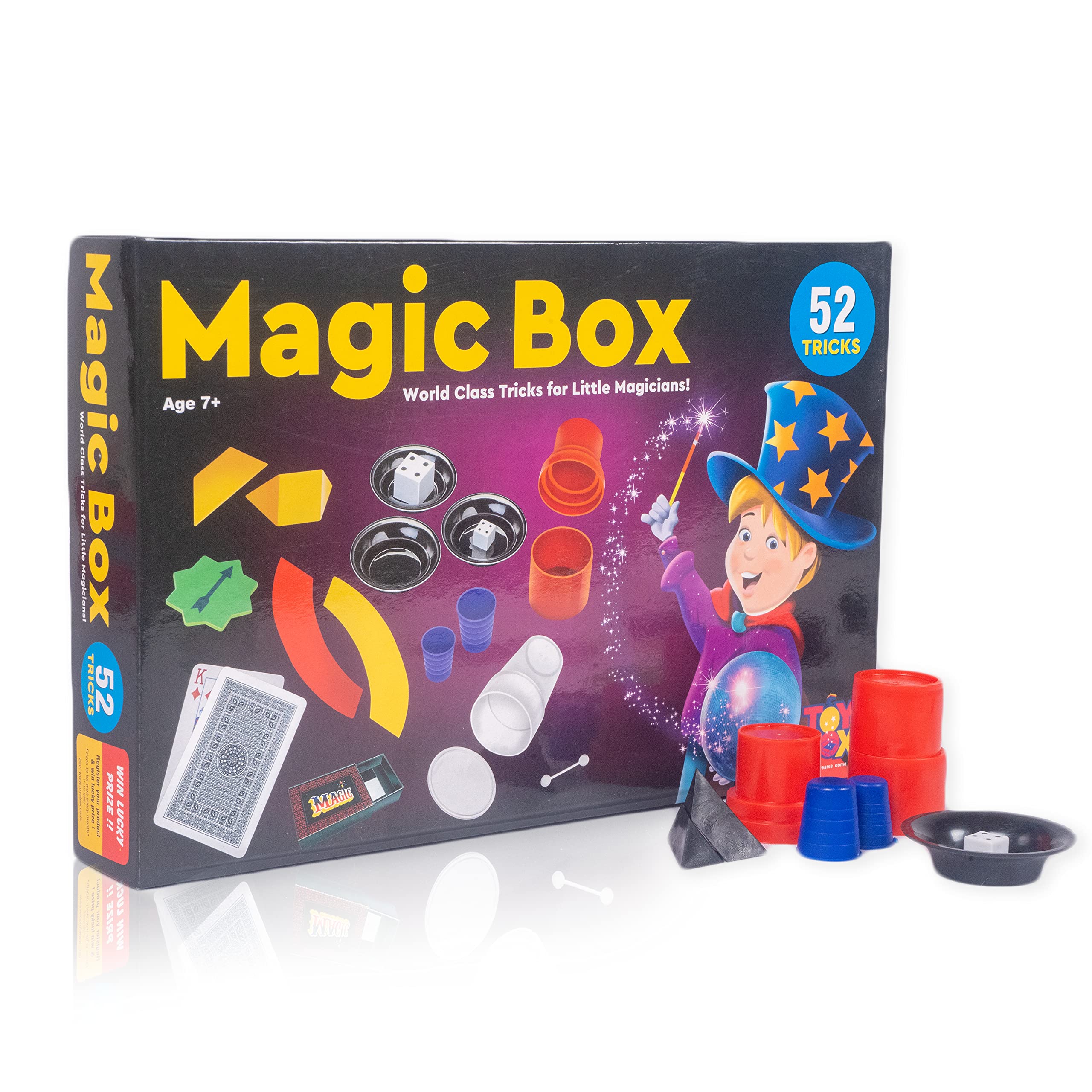 Toysbox Magic Box 52 Tricks for Kids Magic Tricks Party Game Fun Gag Toy, Birthday Present Toy - Image 4