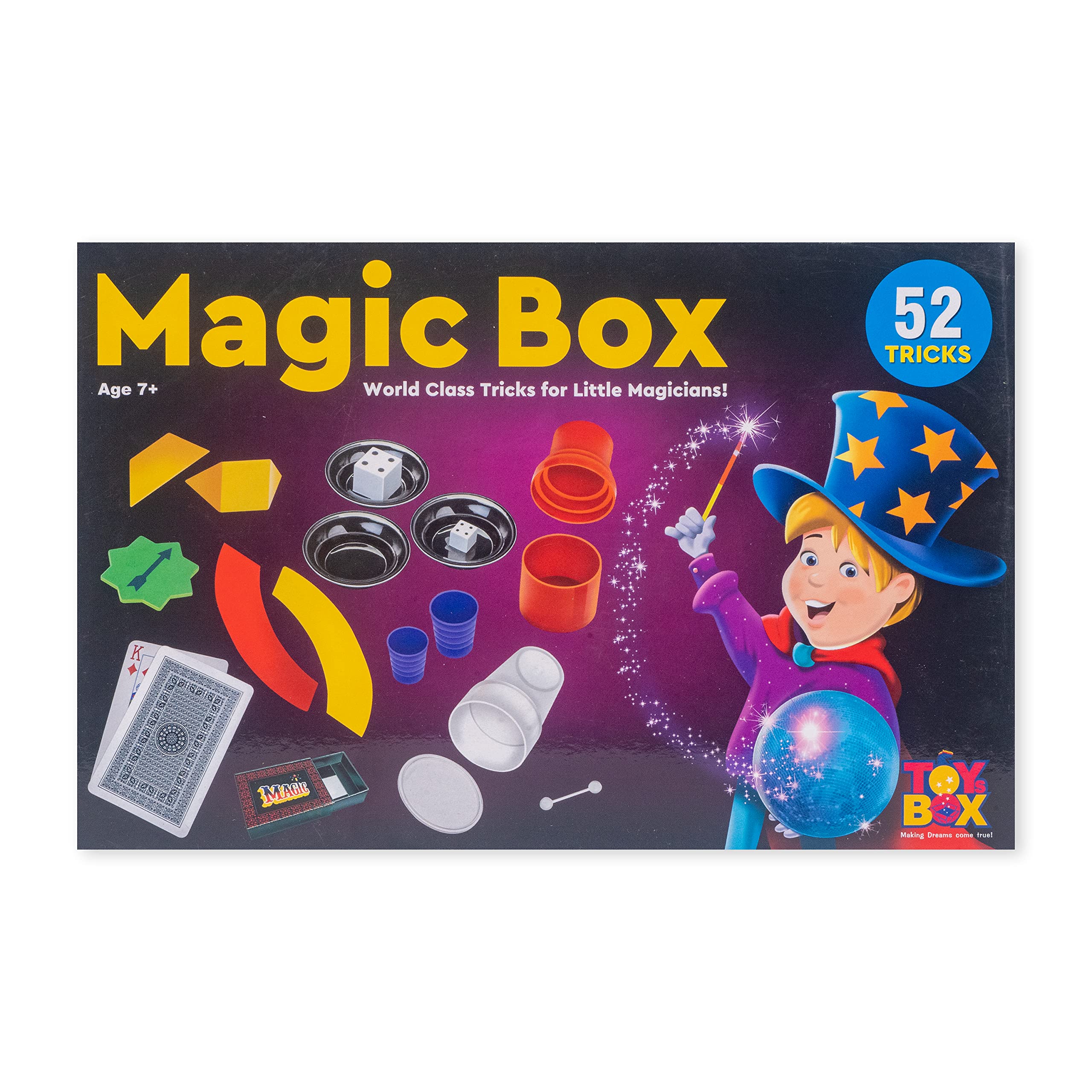 Toysbox Magic Box 52 Tricks for Kids Magic Tricks Party Game Fun Gag Toy, Birthday Present Toy - Image 6