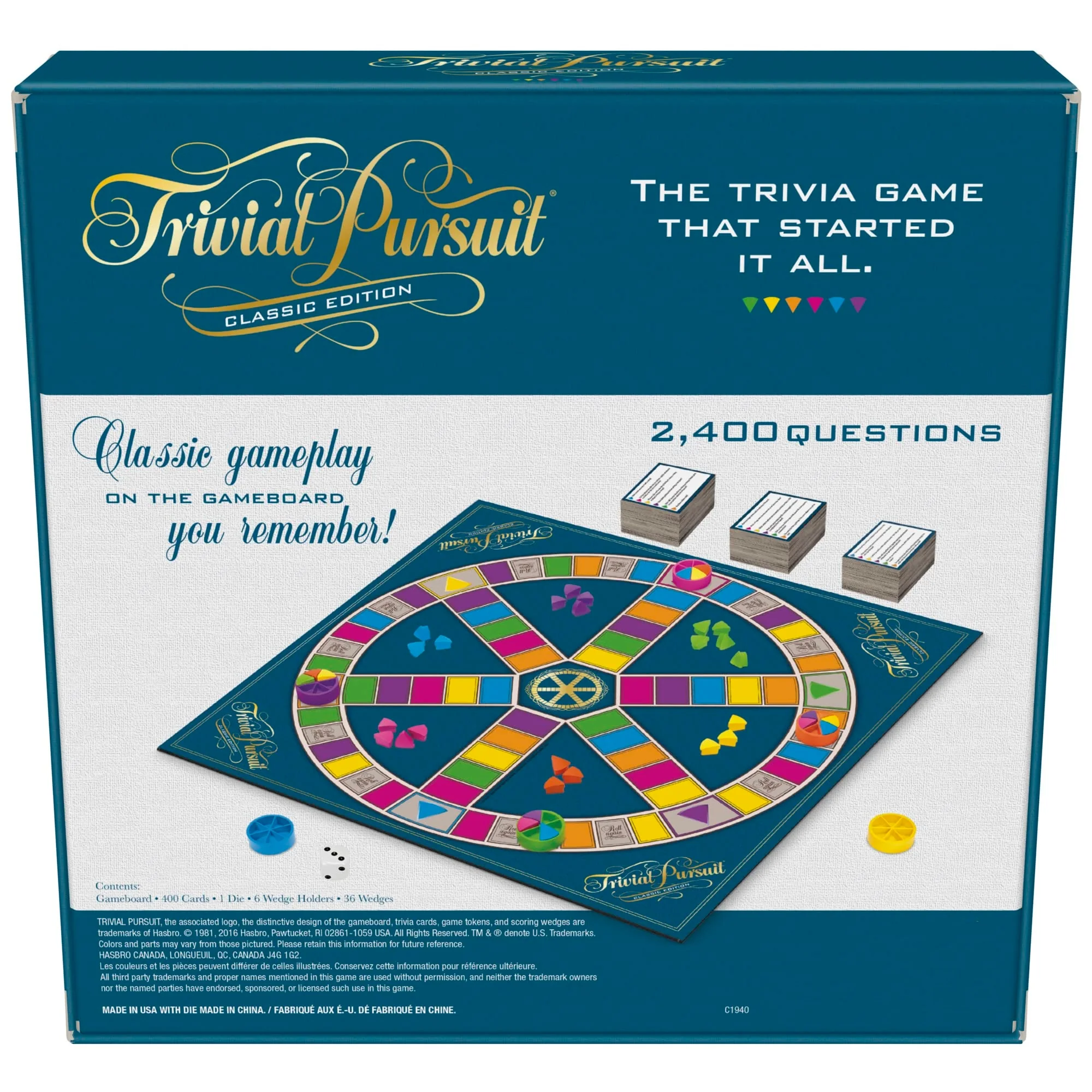 Trivial Pursuit Classic Edition Board Game - Image 4