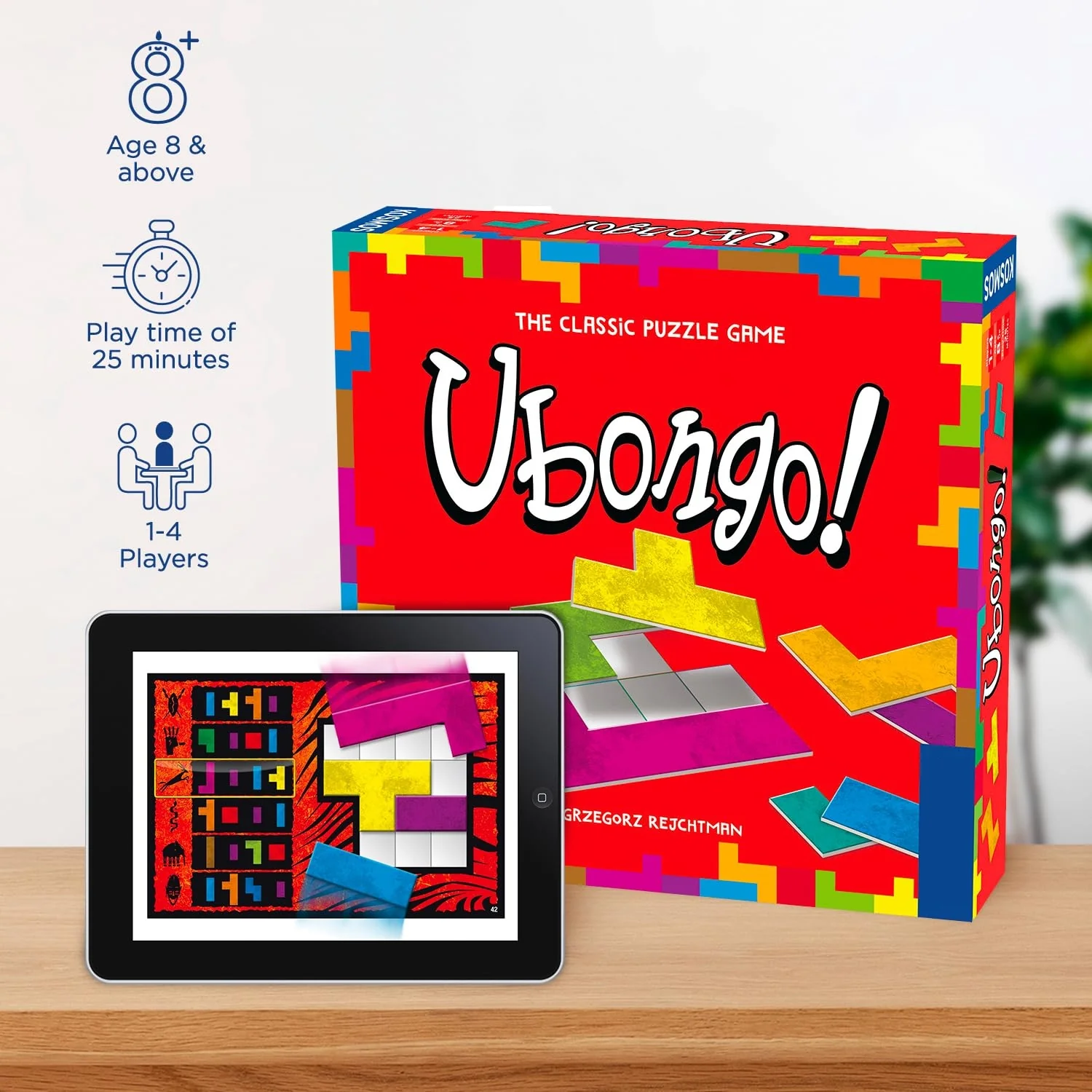 Ubongo - Sprint to Solve The Puzzle Family Friendly Fun Game Highly Re-Playable Quality Components - Image 2