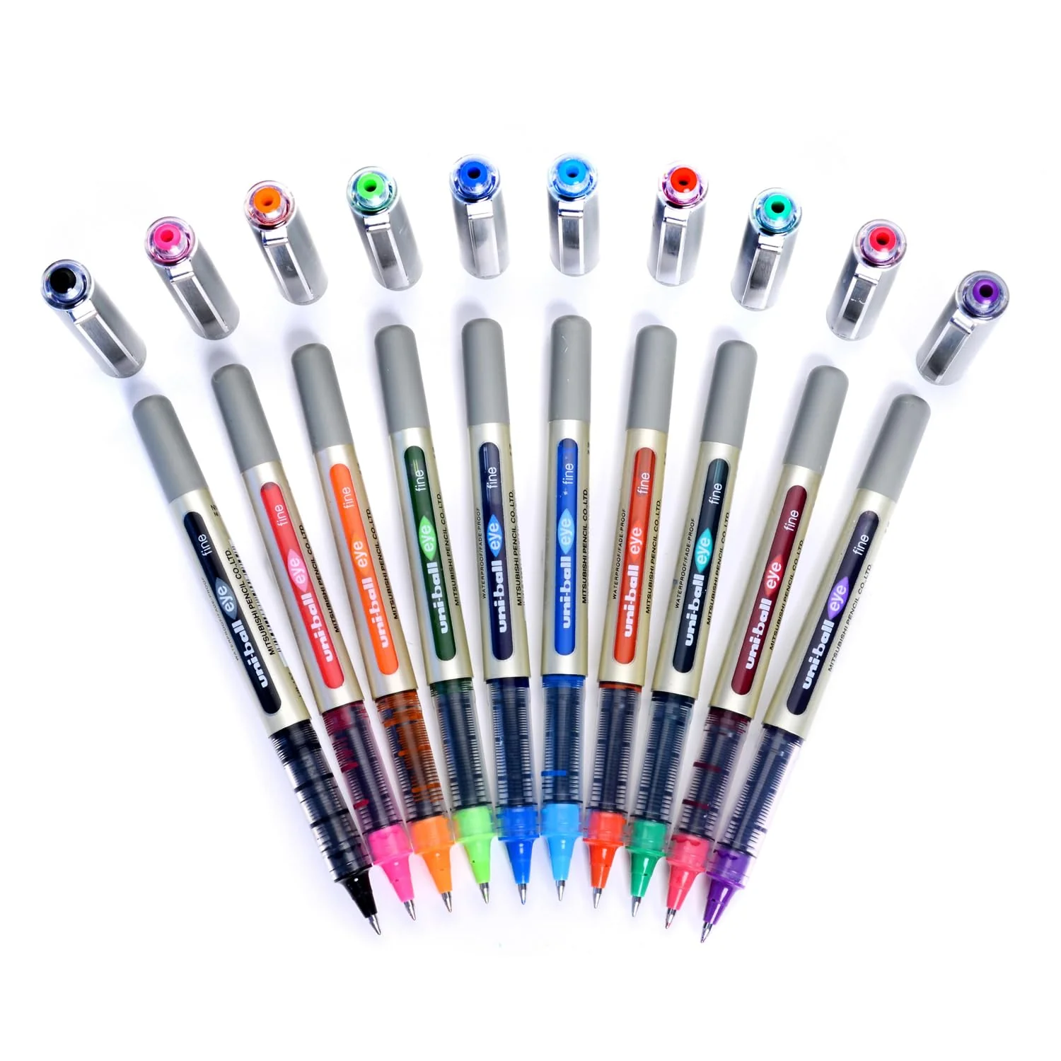 Uniball Eye UB157 0.7mm Roller Ball Pen - Single Ink Color - Image 2