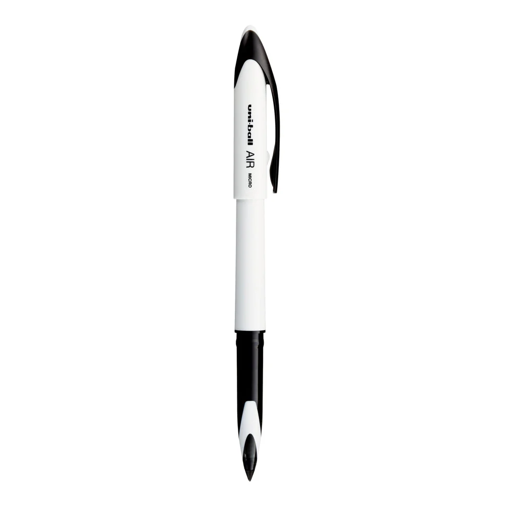 Uniball UBA-188-ELM Air Micro Roller Ball Pen (0.7mm, White Body, Blue Ink, Pack of 1)