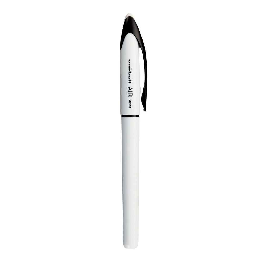 Uniball UBA-188-ELM Air Micro Roller Ball Pen (0.7mm, White Body, Blue Ink, Pack of 1) - Image 2