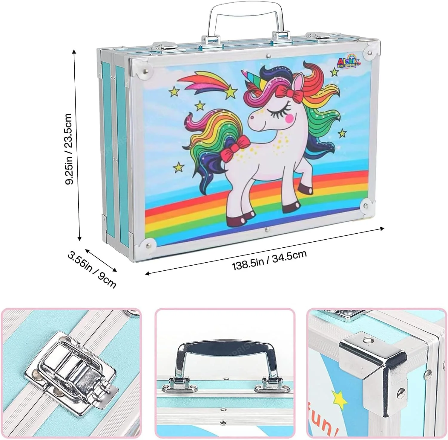 Unicorn Theme 145pcs Art Painting Box for Kids & Adults - Image 5