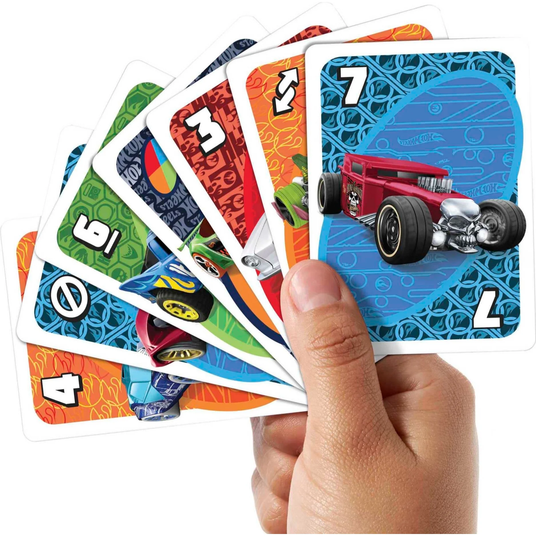 Uno Hot Wheels Theme Card Game - Image 2