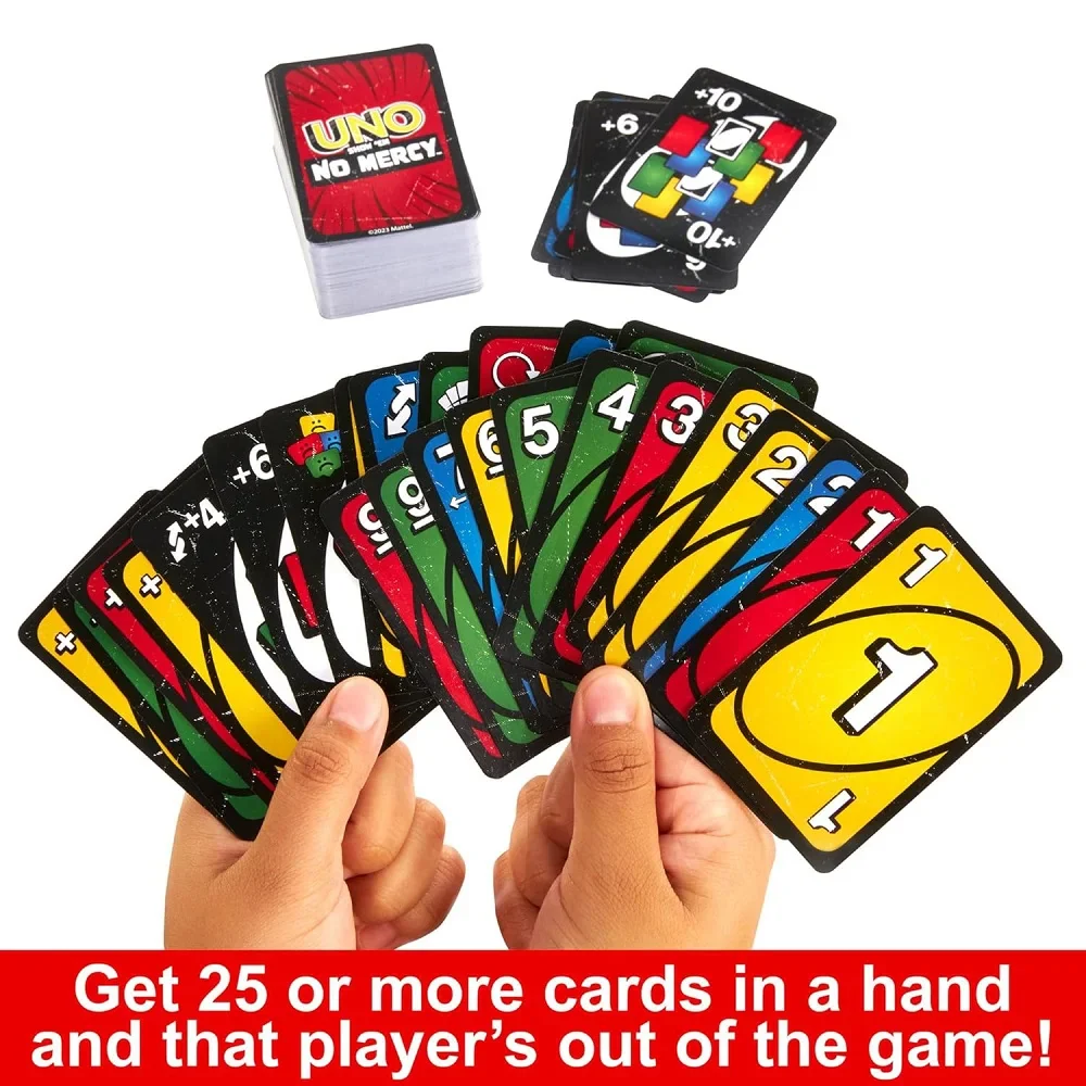 UNO Show ‘em No Mercy Card Game Tough New Rules, Endless Fun for Game Nights 168 Cards - Image 4