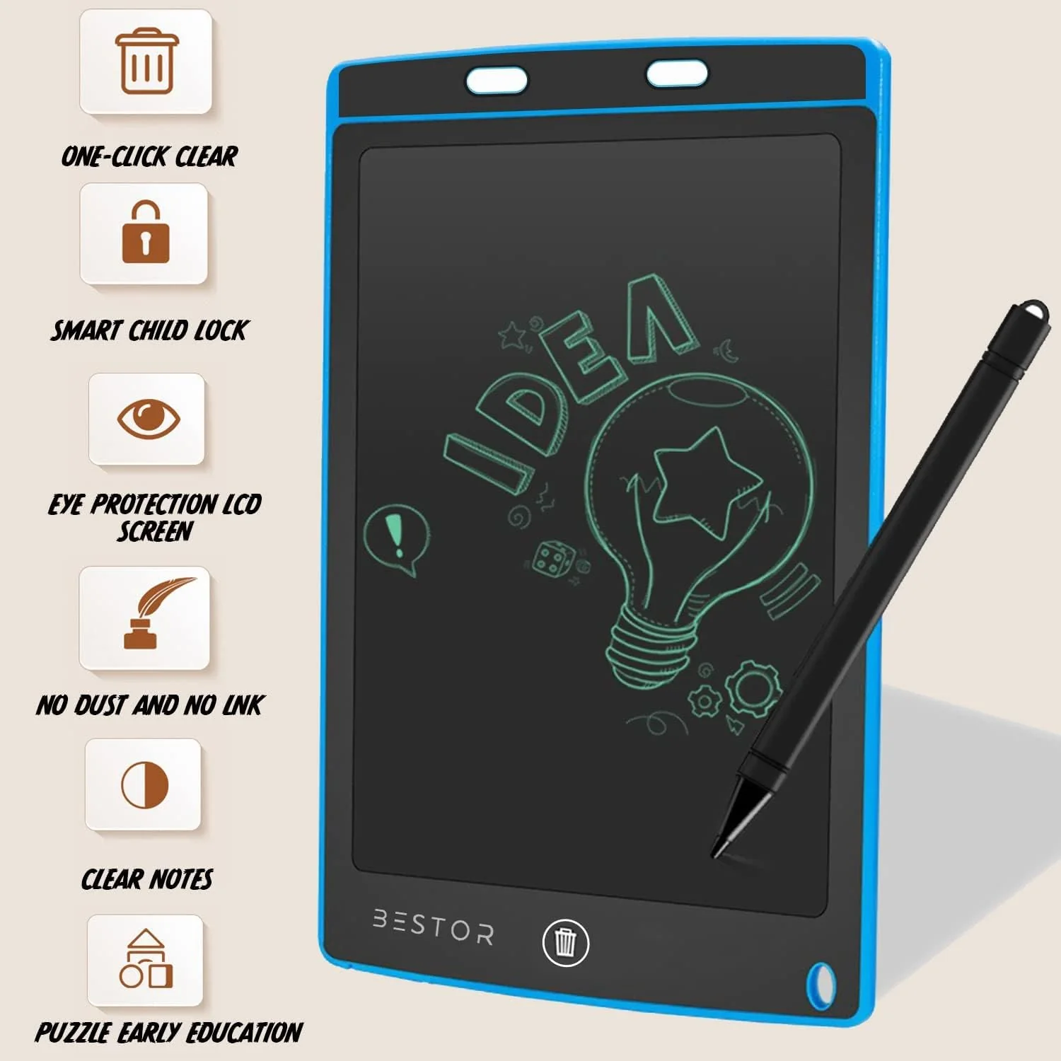 LCD Writing Tablet 12 Inch Screen - Image 2