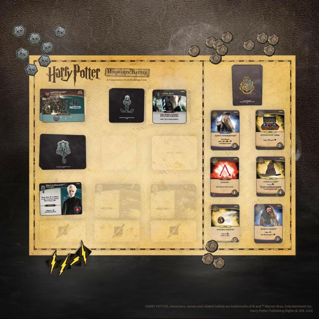 USAopoly Harry Potter Hogwarts Battle Cooperative Deck Building Card Game - Image 11