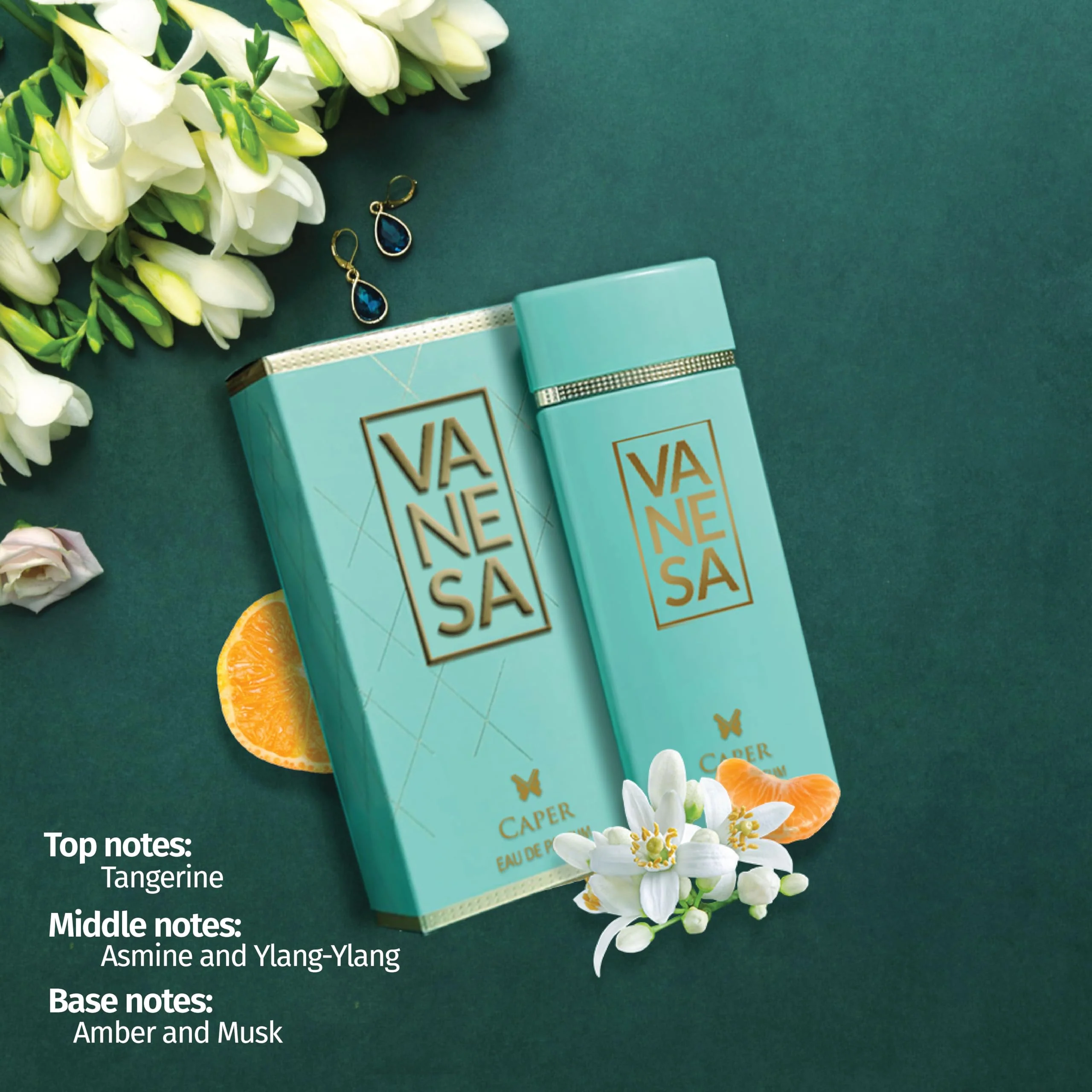 Vanesa Caper Perfume - 60ML Long Lasting Eau Da Parfum Scent for Women Long Lasting Fragrance Scent - Image 3
