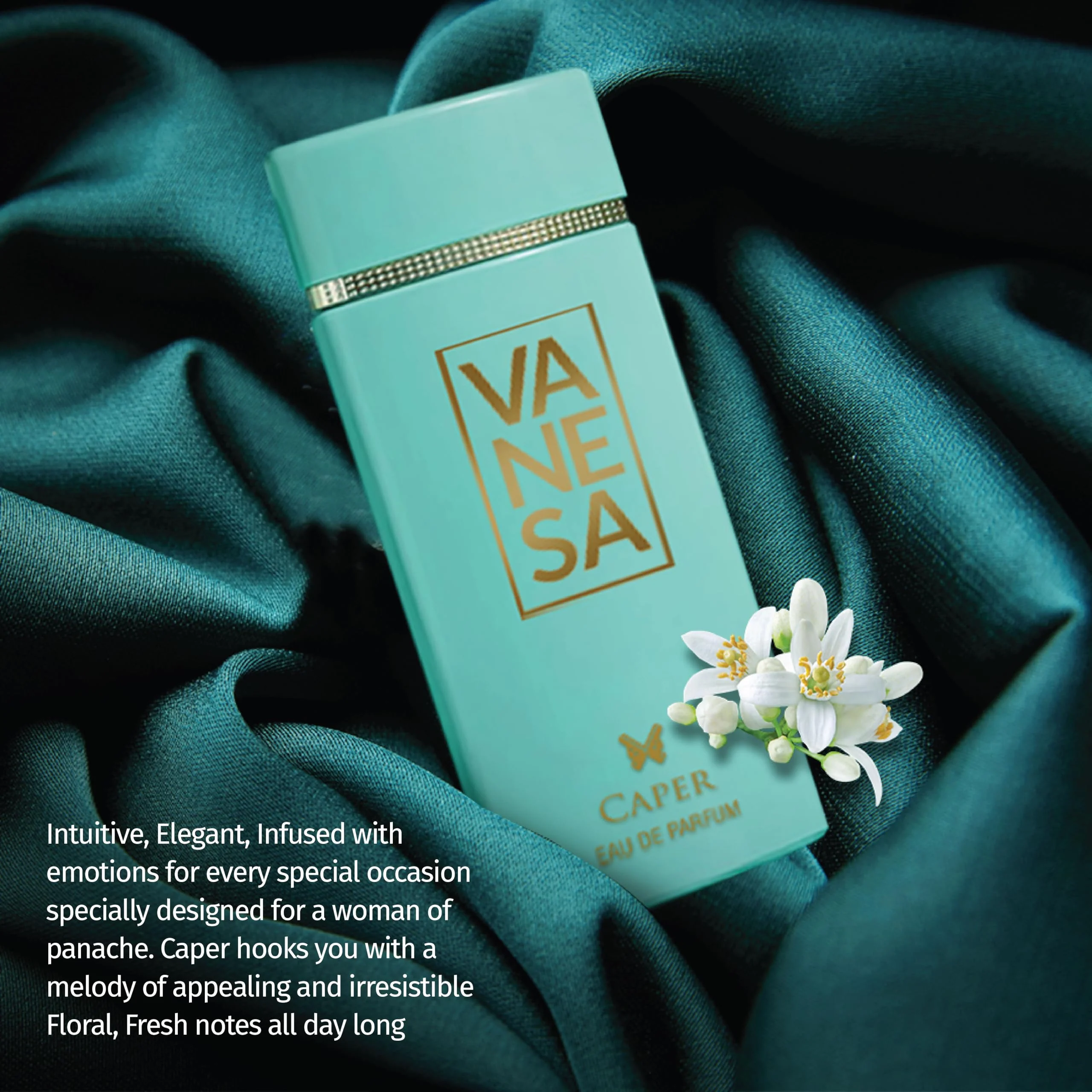 Vanesa Caper Perfume - 60ML Long Lasting Eau Da Parfum Scent for Women Long Lasting Fragrance Scent - Image 4
