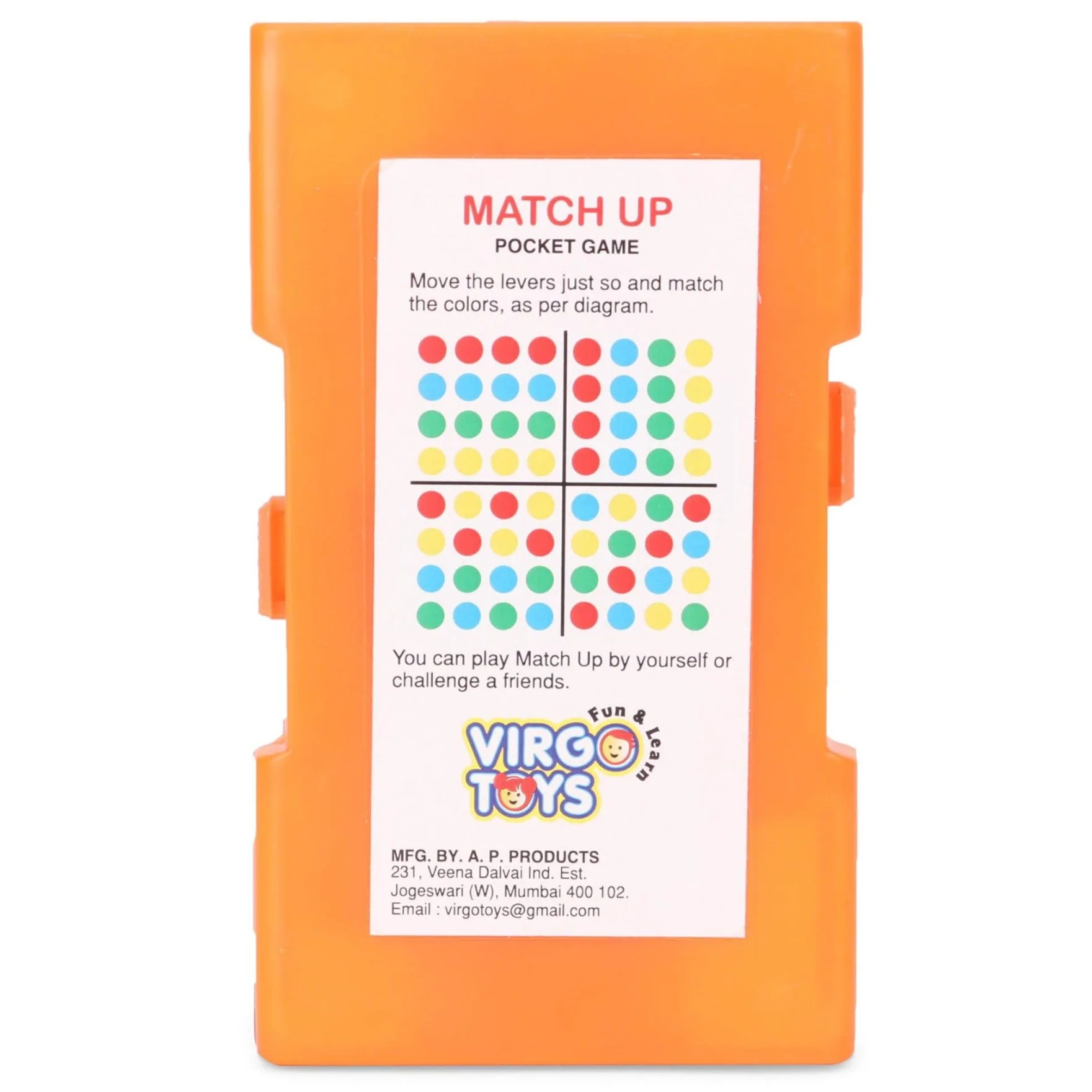 Virgo Toys Matchup Pocket Puzzle Strategic Game - Image 4