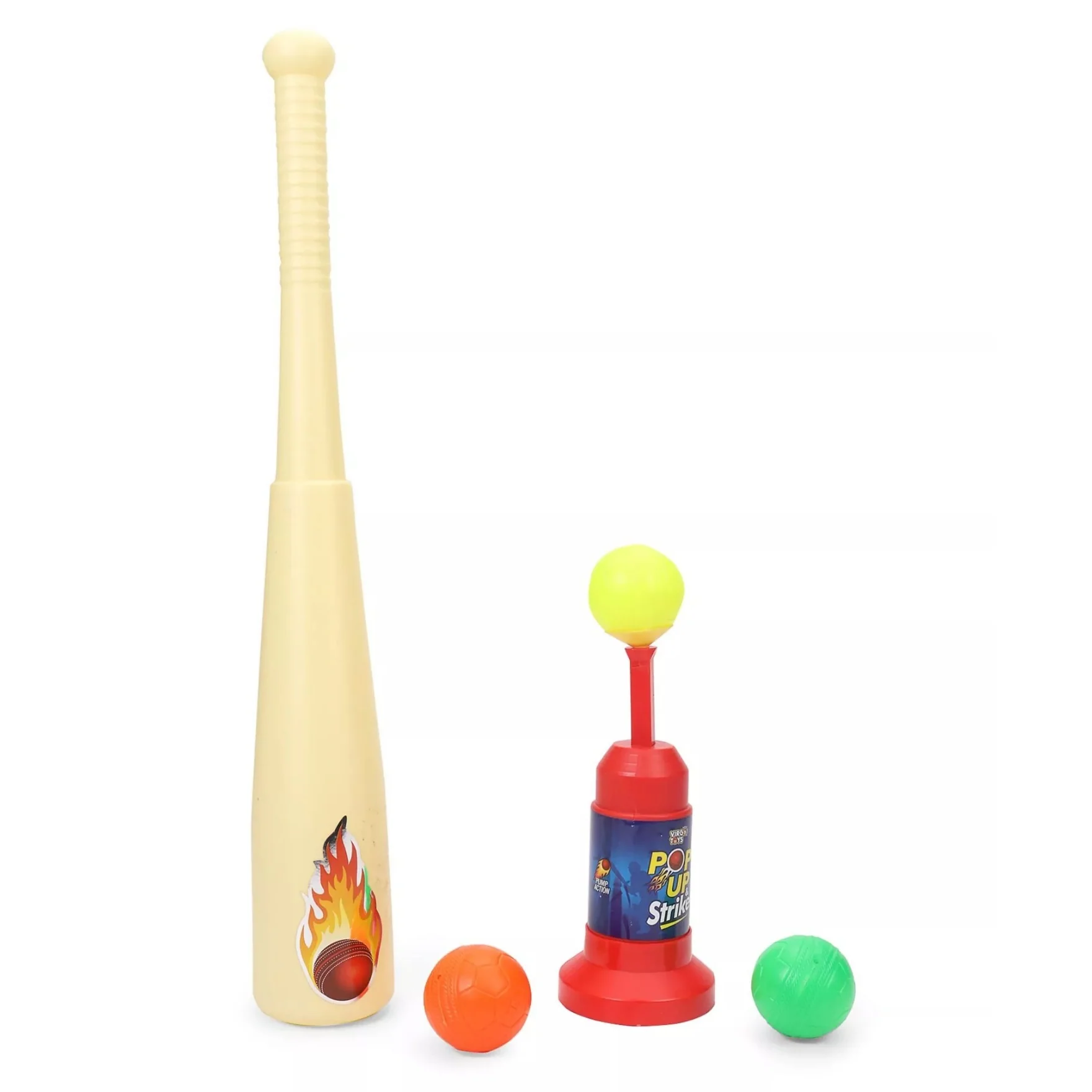 Virgo Toys Pop up and Strike Baseball Set Multicolor - Image 3