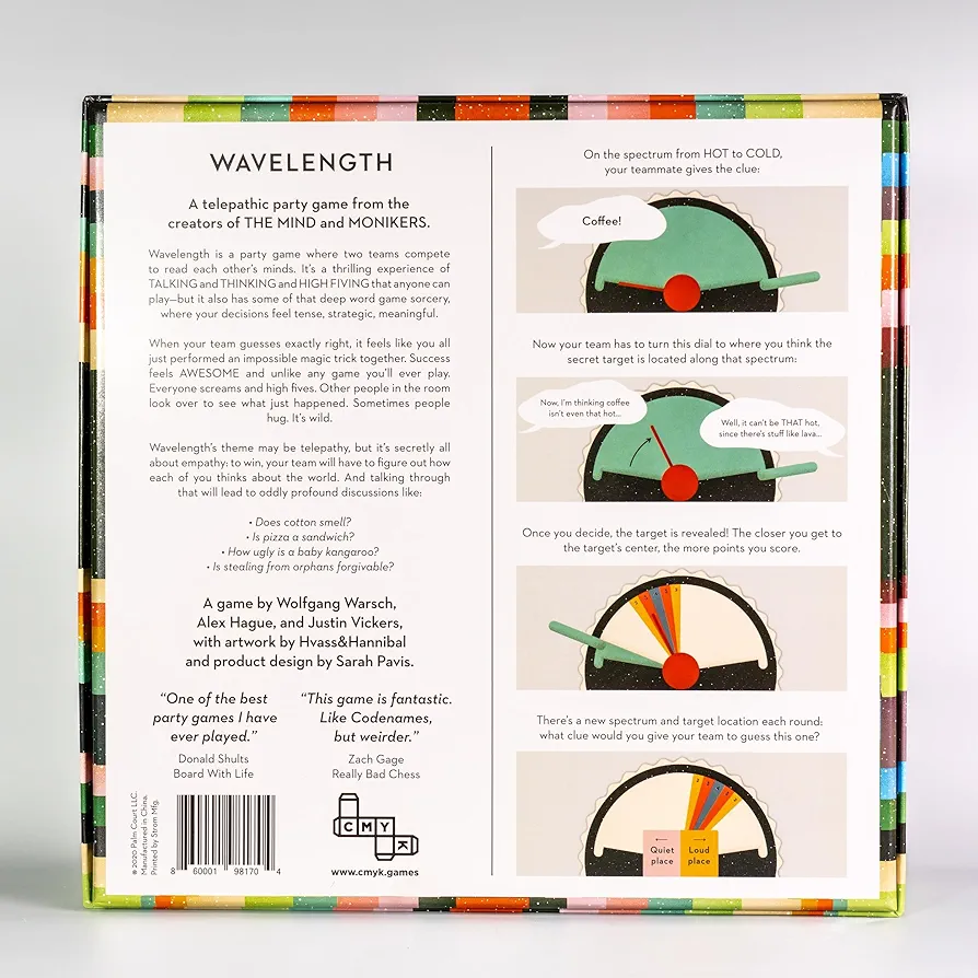 Wavelength Telepathic Party Board Game - Image 3