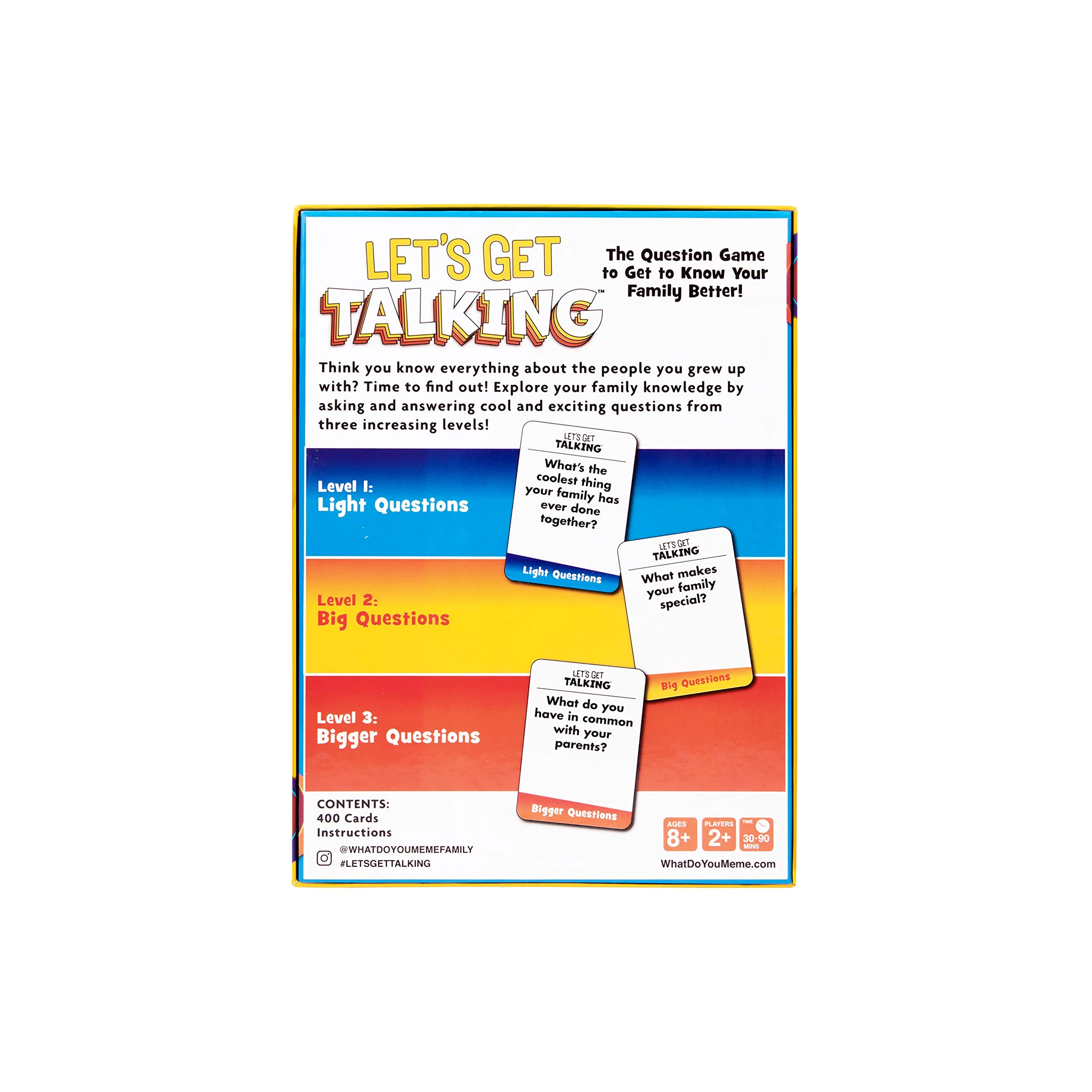 WHAT DO YOU MEME? Let's Get Talking: The Question Game to Get to Know Your Family Better by Relatable, Designed for Ages 8+, Fun Kids Games for Family Game Night, Great, Includes 400 Cards - Image 6
