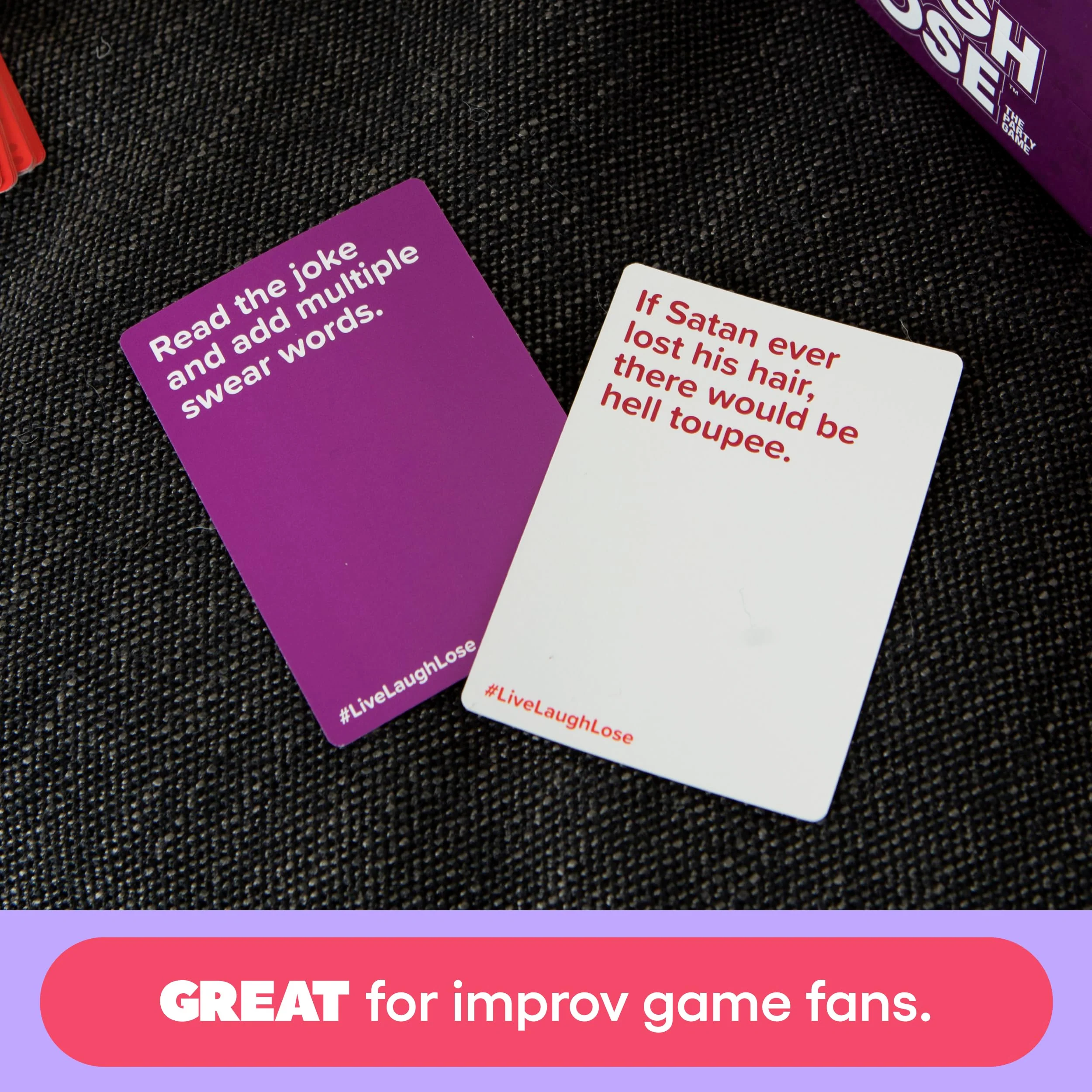 WHAT DO YOU MEME? Live Laugh Lose - The Party Game Where You Compete to Make Corny Jokes Funny - Image 3