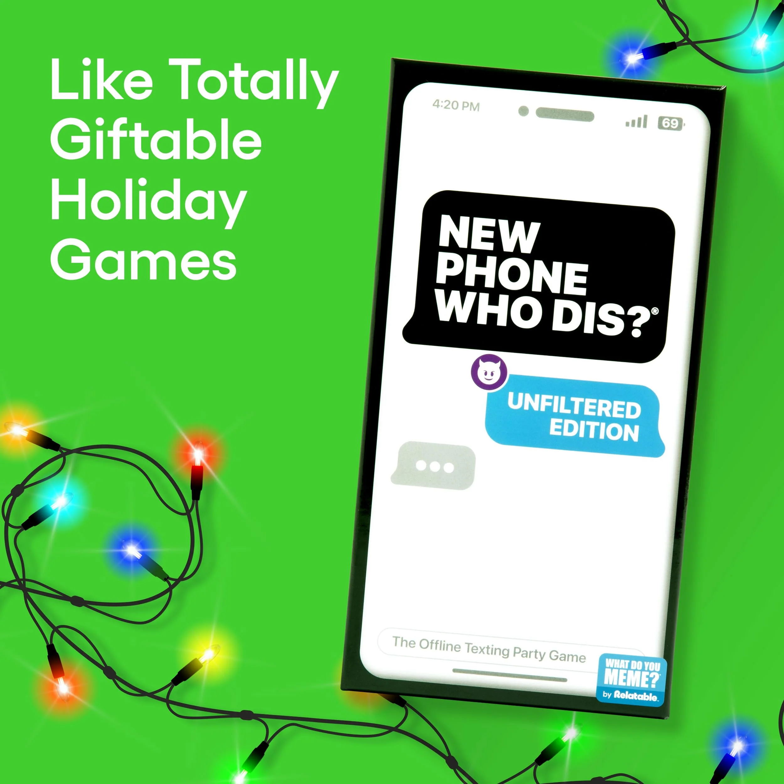 WHAT DO YOU MEME? New Phone, Who Dis? by Relatable, The Offline Text Message Party Game - Image 2