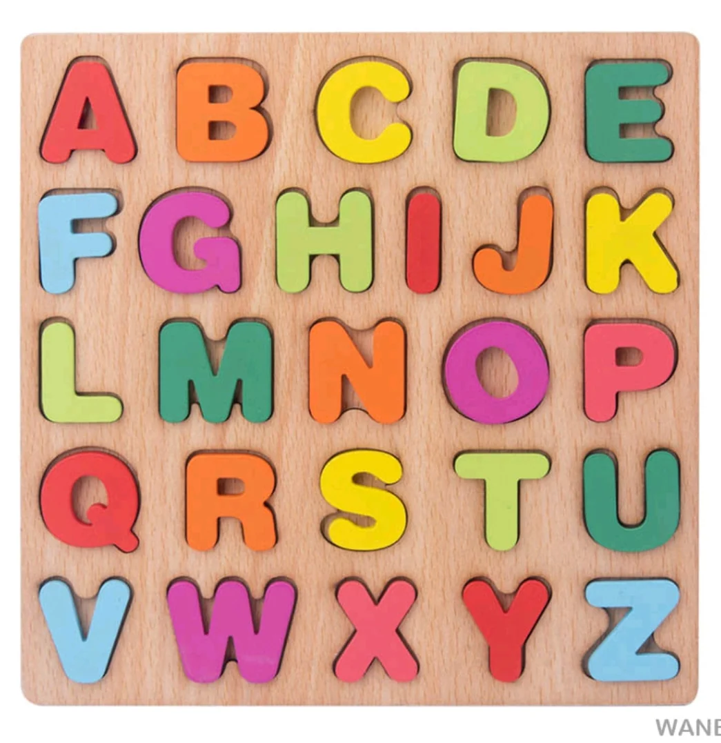 Wooden A to Z Alphabet Educational Learning Toy for Kids - Image 4