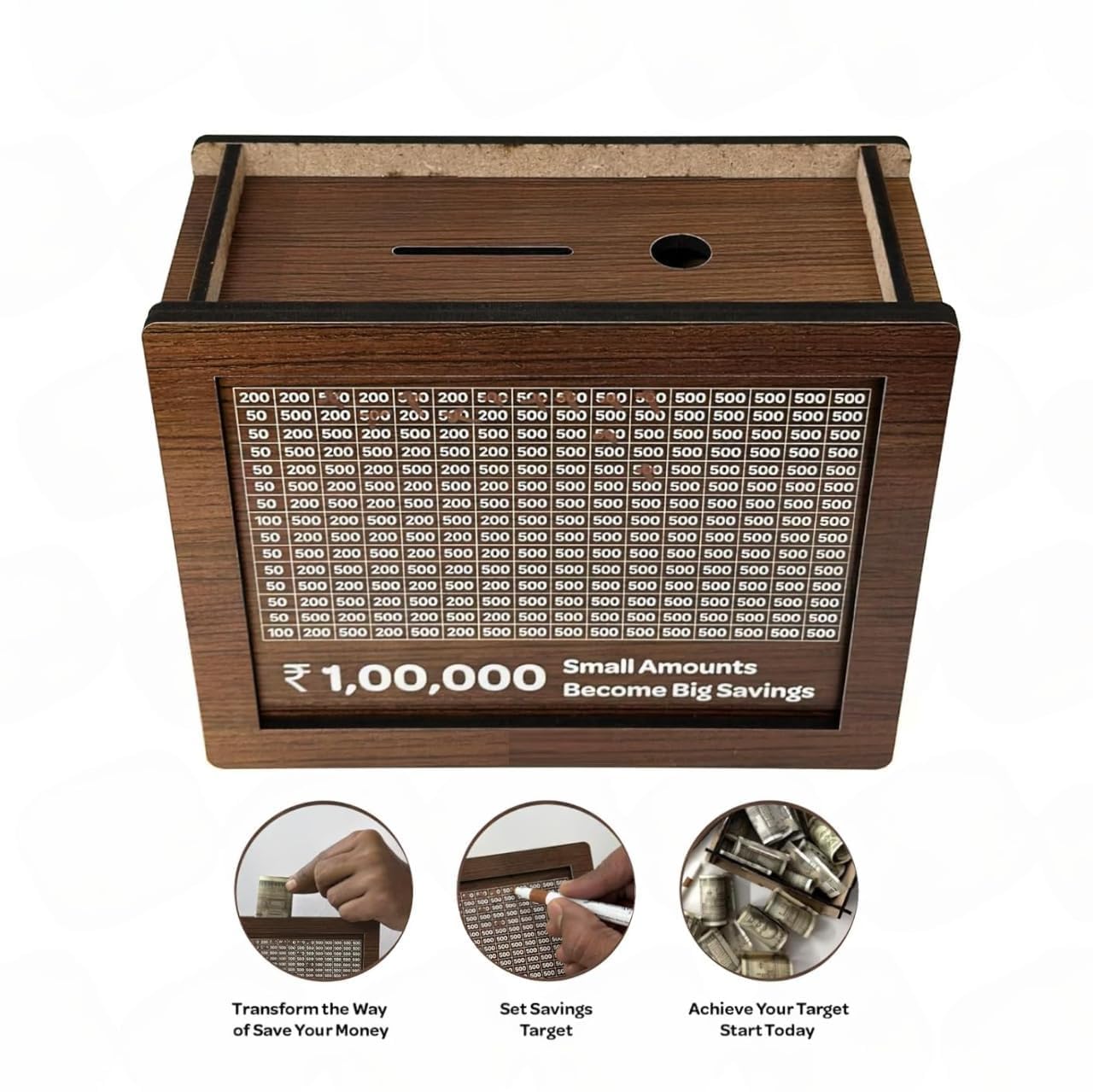 Wooden Money Saving Box - Image 5