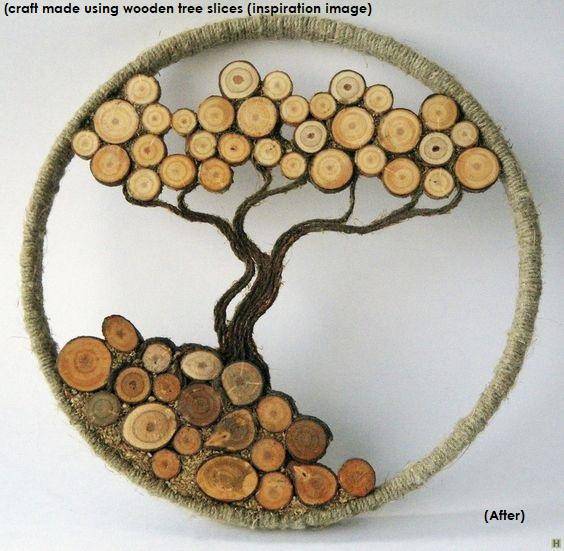 Natural Wooden Slices Round 3.5-4x0.5cm 100 Grams - Image 12