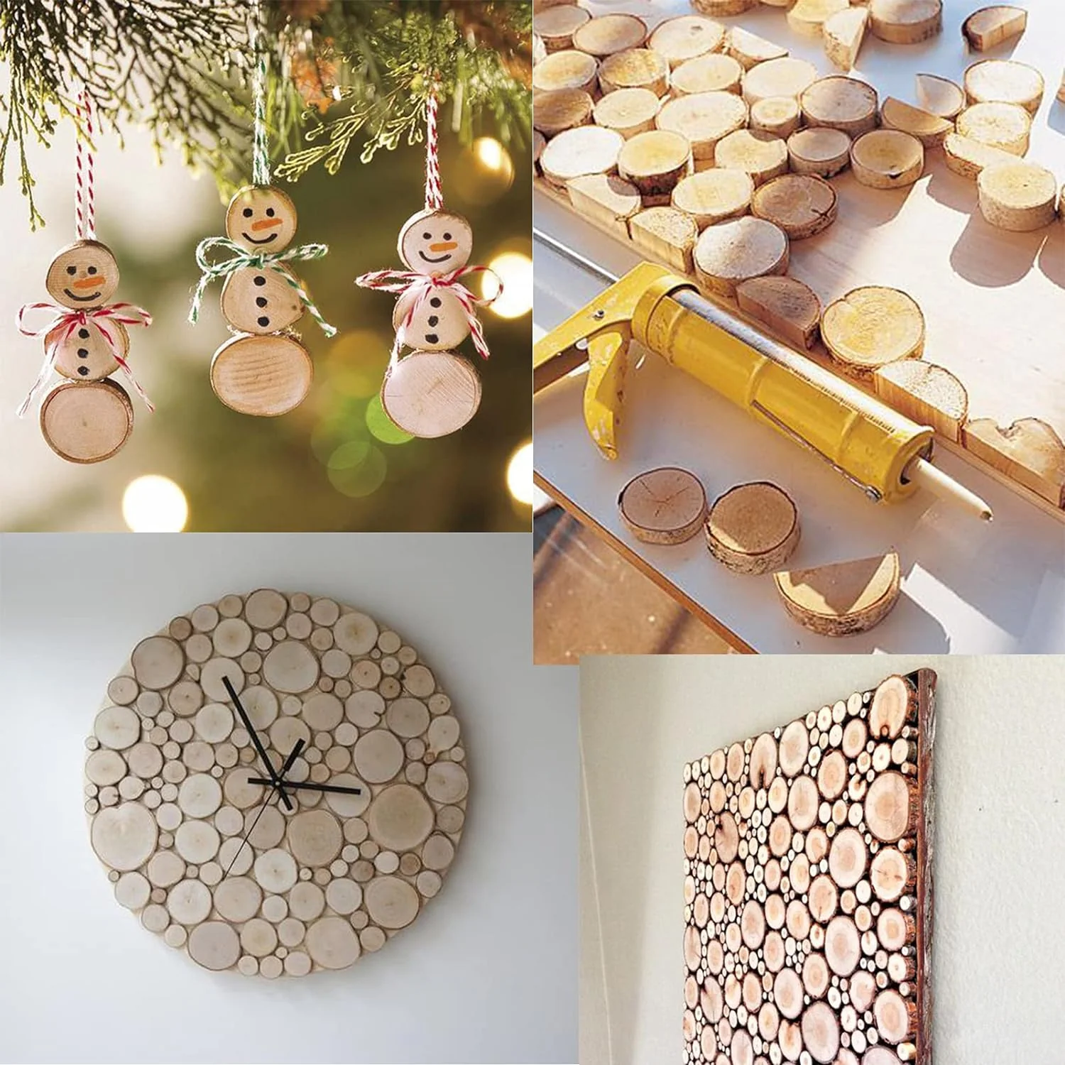 Natural Wooden Slices Round 3.5-4x0.5cm 100 Grams - Image 6