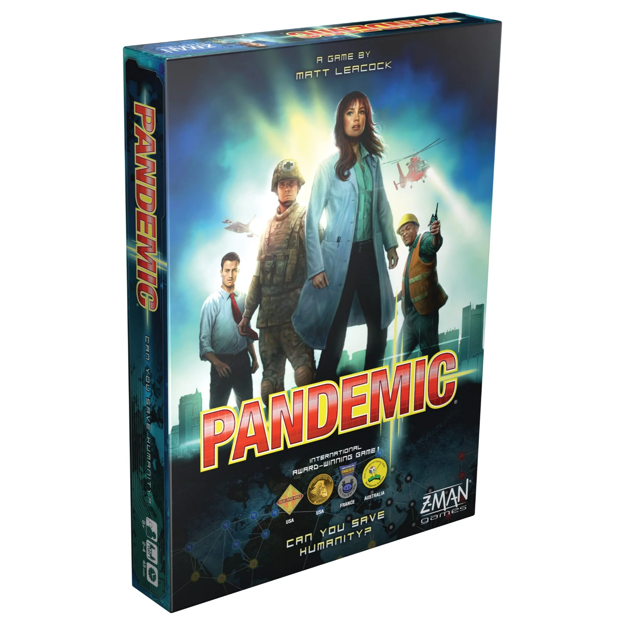 Z-Man Pandemic Board Game - A Cooperative Battle to Save Humanity Strategy Game