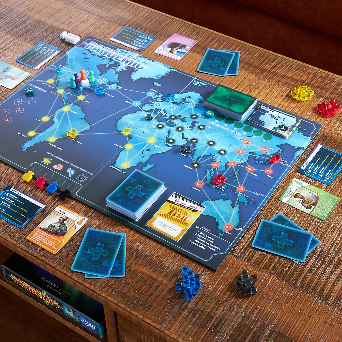Z-Man Pandemic Board Game - A Cooperative Battle to Save Humanity Strategy Game - Image 3
